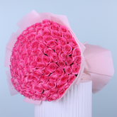 Princess Choice 100 Pink Roses Bouquet
